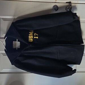 Vintage wool USMA 17 West Point Military School Jacket coat black parka